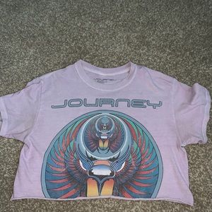 Vintage Journey Cropped T Shirt